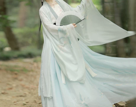 劲合夫诸正品原创汉服女重工刺绣一片式齐腰襦...