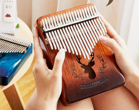 ?前谷拇指琴卡林巴琴21音五指琴女生初学者...