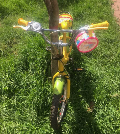 儿童自行车九成新本市自取 感兴趣的话点“我...