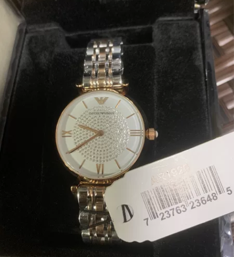 朋友送的生日礼物卖给有缘人 阿玛尼满天星手...