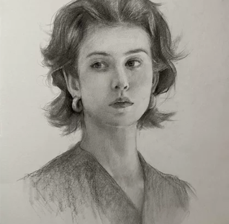 彩铅画像定制素描人像手绘人像人物肖像画真人...