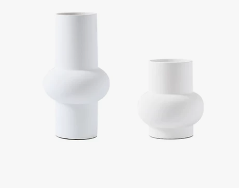 现代极简轻奢陶瓷花瓶餐桌插花装饰品摆件