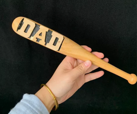 实木棒球摆件 库存库存处理处理！完美主义绕...