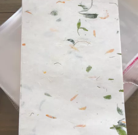 #陆文房四宝#花草信笺宣纸小楷半生熟古风 ...