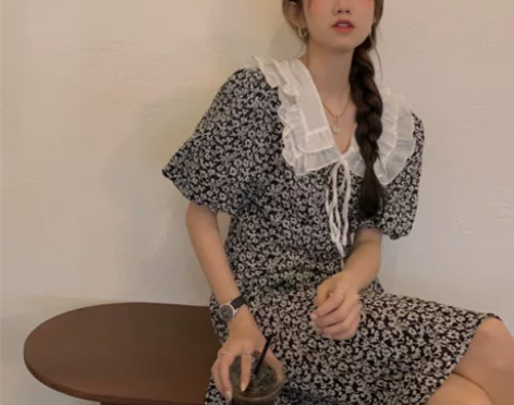 【狂欢价】春夏款女装2021新款潮法式复古...