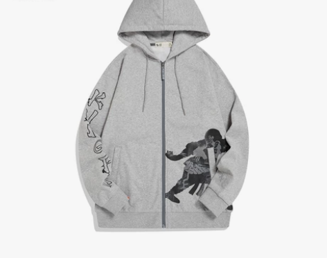 特步少林联名丨针织外套男女2023年秋季新...