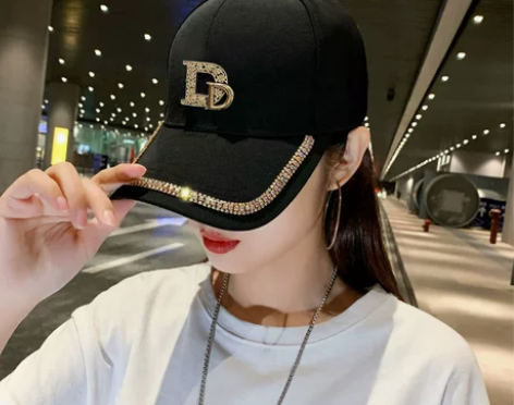 帽子女韩版网红鸭舌帽ins潮牌春秋款夏天休...