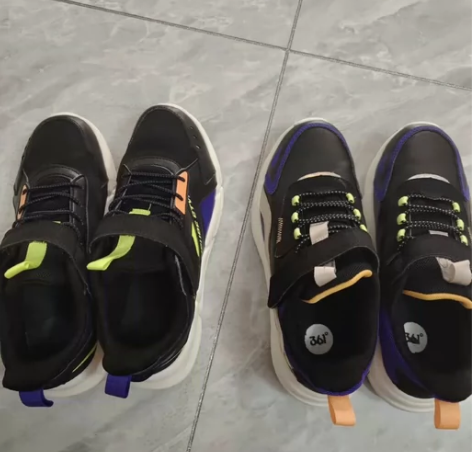 361度儿童运动鞋：标准的38码，很轻便，...