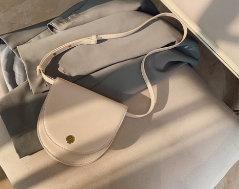 LOSEA 简约小马鞍包女2020新款春夏...