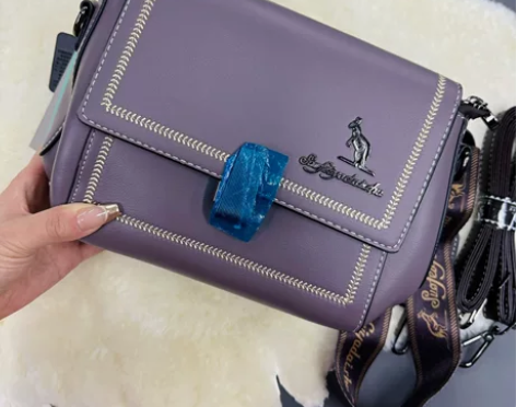 新款高级感羊皮斜挎时尚百搭单肩斜挎小包真皮...