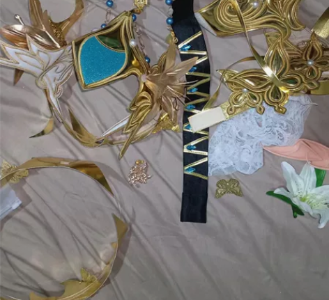 金色仲夏夜之梦cos服 全新爽快包邮,拿到...