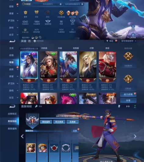 王者荣耀段位黄金（至尊宝/白虎志/朱雀志/...