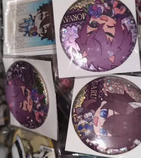 新世界狂欢抽赏挂件 抽赏吧唧 花赏挂件，花...