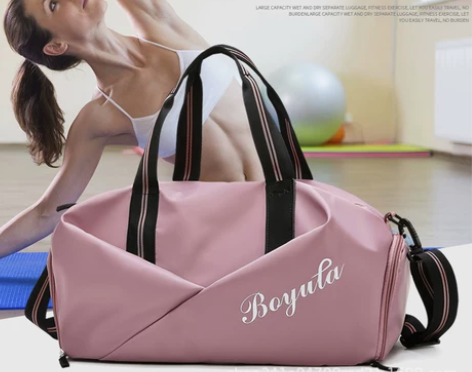 运动健身包女干湿分离瑜伽包手提训练包韩版轻...