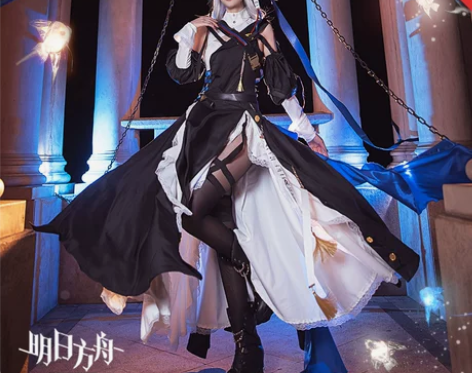 漫骨明日方舟归溟幽灵鲨cos服 特种傀儡师...
