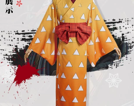 鬼灭之刃花街篇cos服 我妻善逸/嘴平伊之...