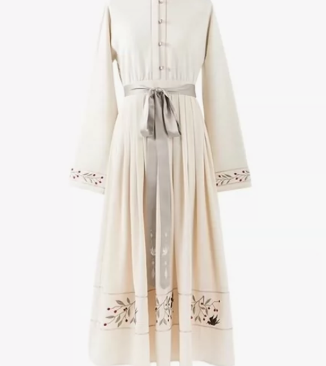 徐娇织羽集[惊鹊]连衣裙XS原创汉元素服饰...