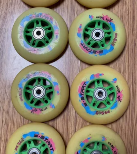 滑启速滑轮 4x100 带轴承和飞碟 滑启...