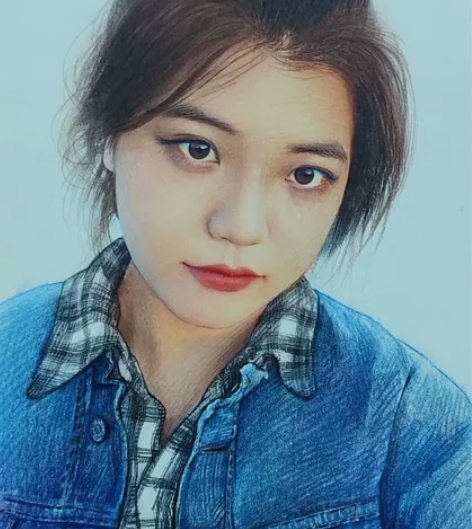 真手绘彩铅画像定制素描人物肖像画写实头像生...