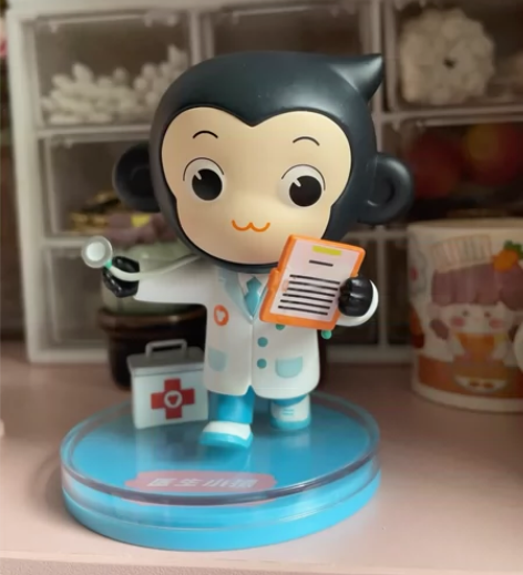 医生小猿手办 小猿手办，无包装盒，图片为实...