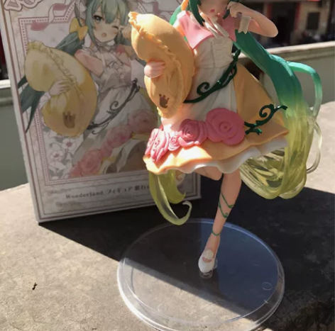 初音未来手办童话仙境睡美人长发公主桌面机箱...