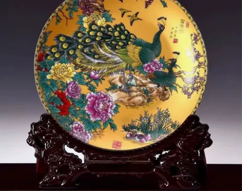 【亏本处理】景德镇陶瓷器观赏盘子摆件装饰盘...