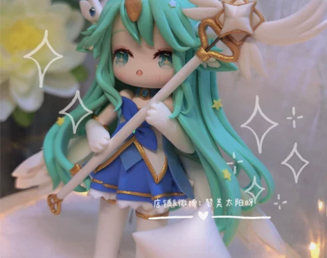 英雄联盟星之守护者索拉卡粘土人手办超萌超可...