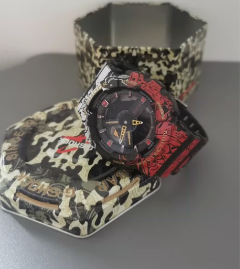 手表腕表电子表 海贼王主题路飞四档动漫 二...