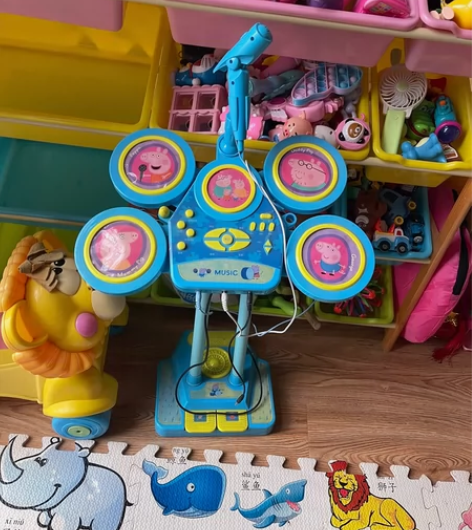 时尚儿童玩具儿童生日礼物架子鼓初学者男孩3...