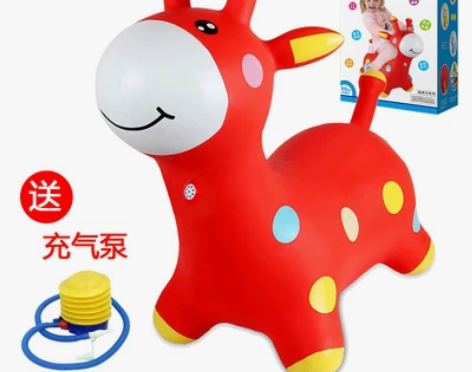 哈哈球跳跳鹿音乐加厚跳跳马防爆宝宝平衡小动...