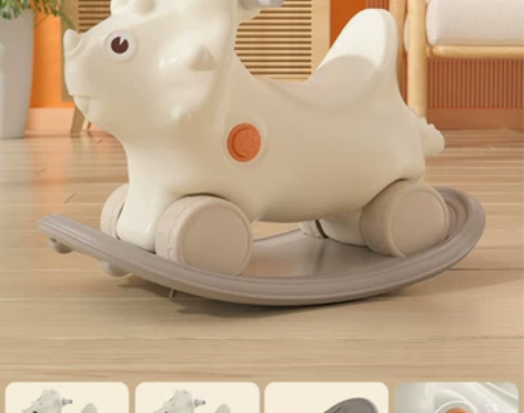 方熊木马儿童摇马宝宝摇摇马溜溜车二合一周岁...