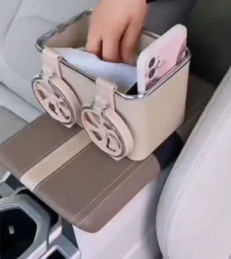 车载扶手箱收纳盒汽车内装饰用品大全纸巾盒储...