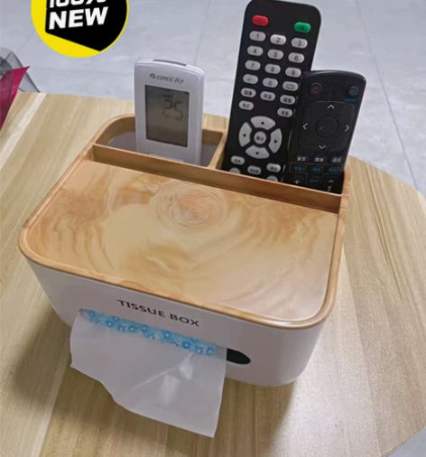 12包邮处理，桌面收纳盒抽纸盒轻奢ins家...