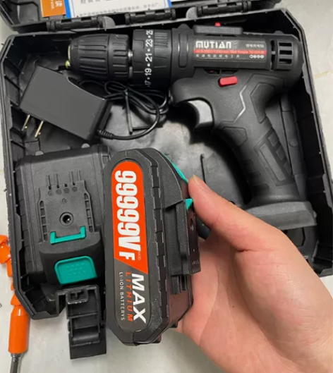 买来没用过超大功率手电钻锂电双速充电钻冲击...