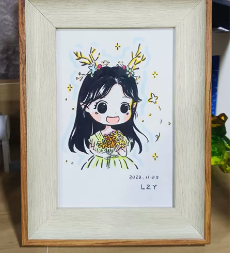 头像手绘礼物 送人做礼物很不错哦 超低价！...