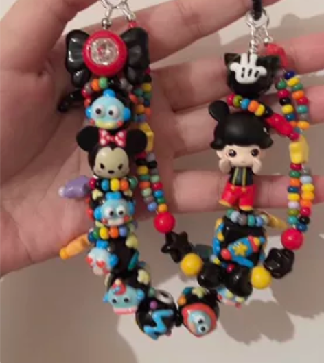 米奇dimoo改娃 甜酷风重油手绘珠 手机...