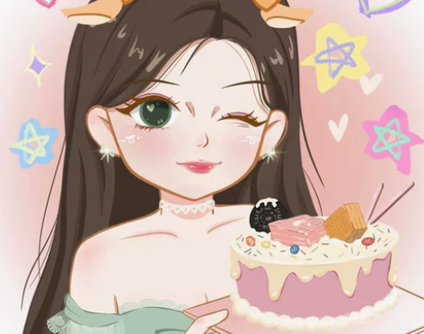 【当天出图～】Q版手绘头像画简笔画头像定制...