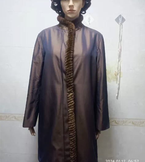 妙妙628高端品牌斯尔丽棉衣妈妈外套奢华水...