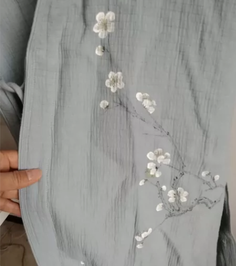 佛笑缘手绘中式上衣,全新无吊牌,无瑕疵,清...