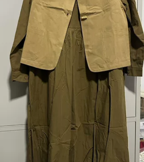 棉感休闲连衣裙宽松度假风简约长裙文艺风 均...