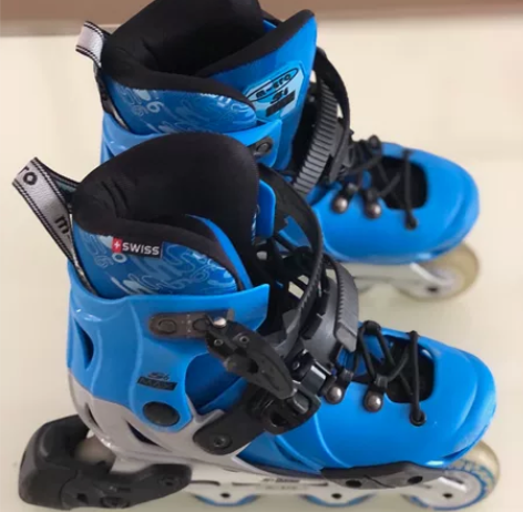 瑞士micro迈古溜冰鞋儿童平花鞋专业轮滑...