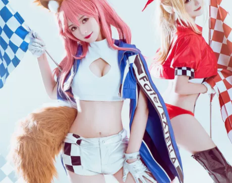 绝色漫热销 FGO赛车服尼禄cosplay...