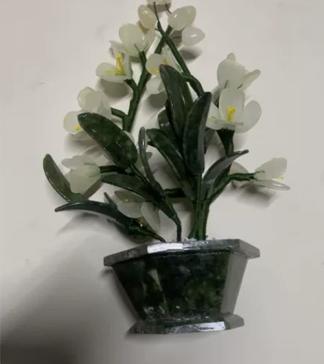 玉雕玉石工艺品客厅家居饰品玉器博古架盆景餐...