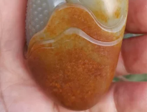 新疆和田籽料原石雕刻，福寿。籽型完整漂亮，...