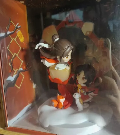 天官赐福，千灯映阙手办，仅拆摆，里面的包装...