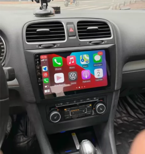 大众高尔夫6/09-12款导航改装中控大屏...