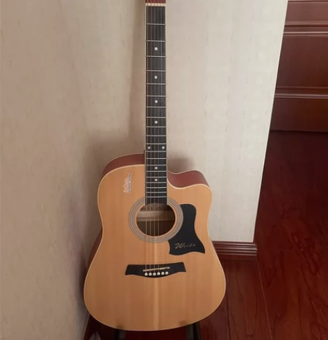 威伯民谣木吉他初学者男生女生专用新手入门练...