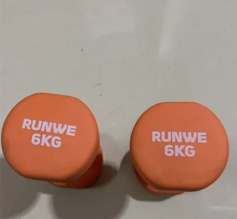 朗威哑铃，6kg*2，准备搬家了不想带 感...