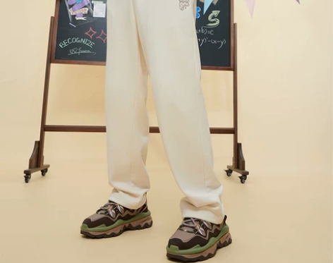 FILA FUSION斐乐潮牌针织长裤男2...