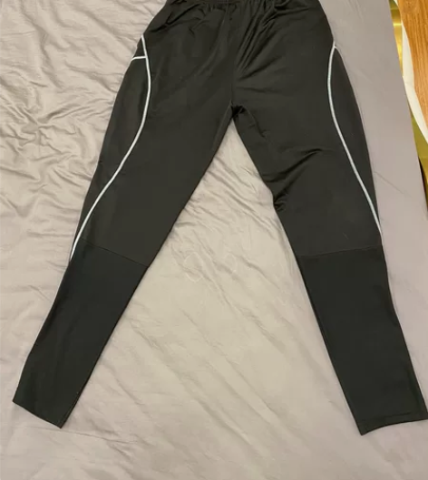 男士运动裤 休闲裤 黑色 春秋夏款 无绒 ...